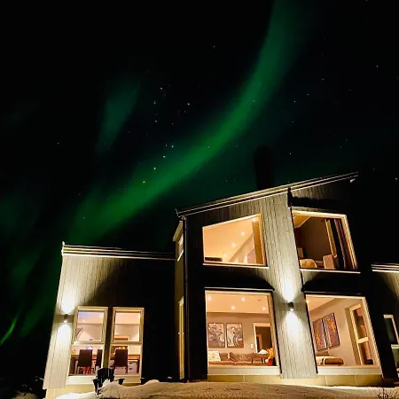 Alpesi faház Lofoten Seazens Panorama Leknes