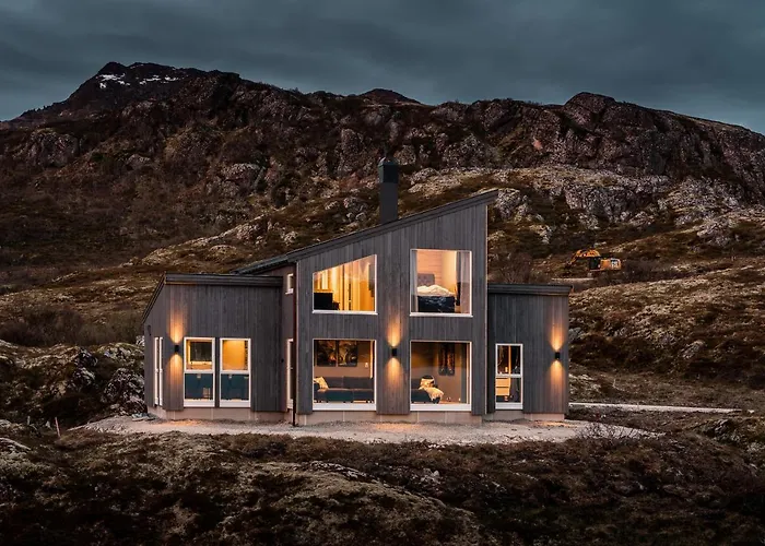 Alpehytte Lofoten Seazens Panorama